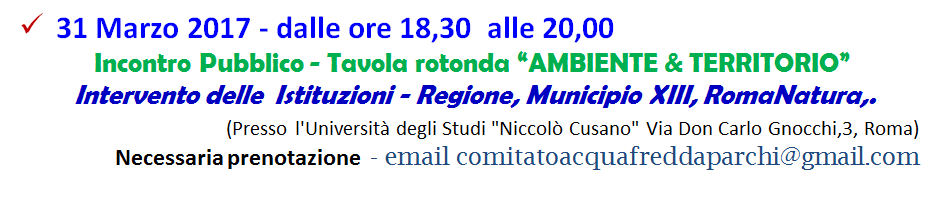 titolo evento 31 marzo